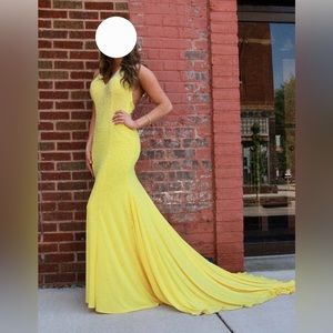 Yellow Prom Dress Size 6